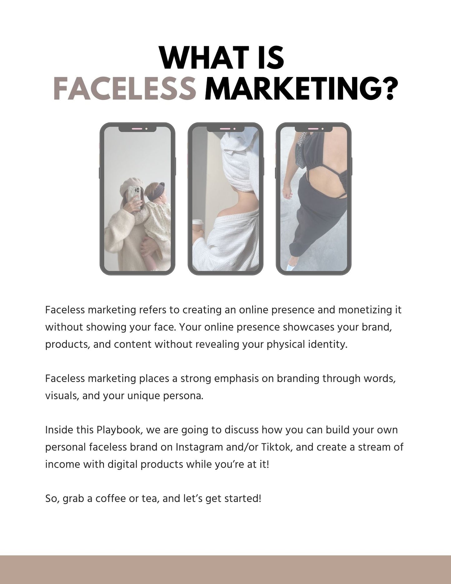 Faceless marketing handbook Ultimate